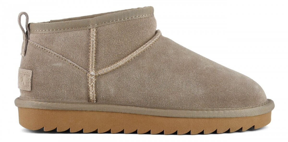 Colors of California Short Winter Boot Suede (YW078) taupe
