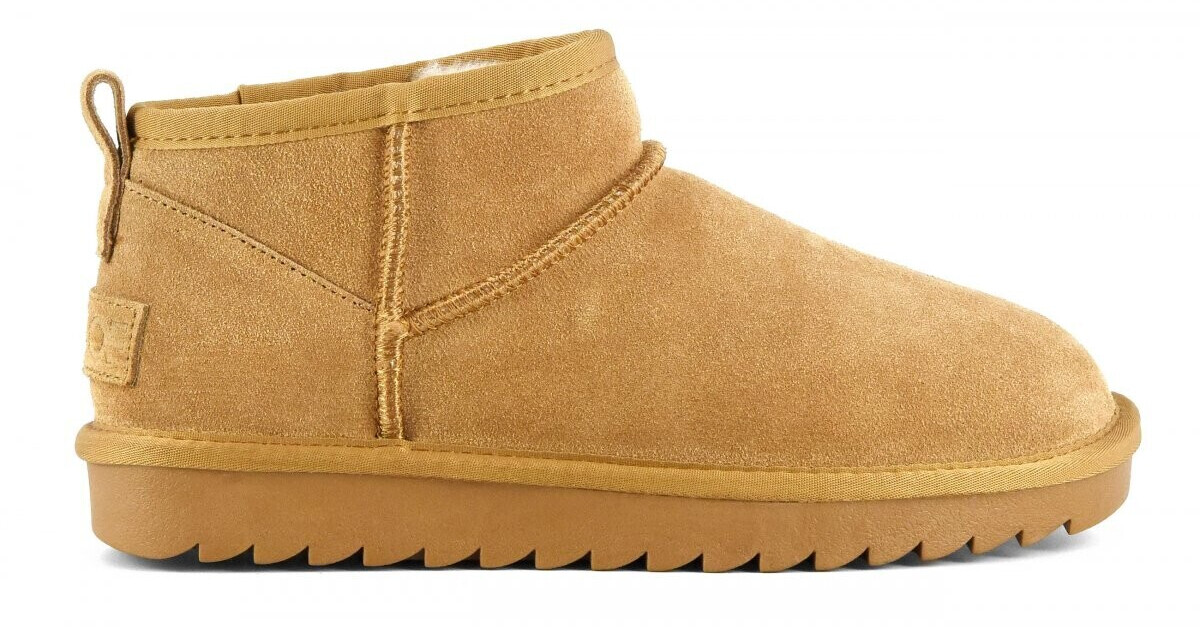 Colors of California Short Winter Boot Suede (YW078) tan
