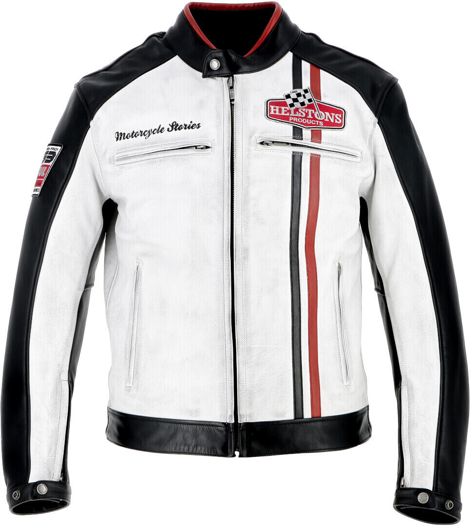 Helston's Blouson Motul Jay blanc/noir