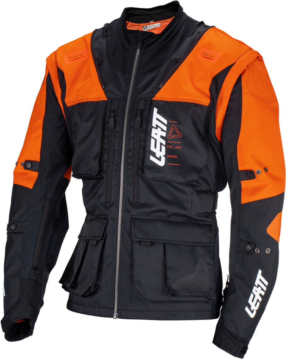 Leatt 5.5 Enduro 2023 Motocross Jacket black/orange