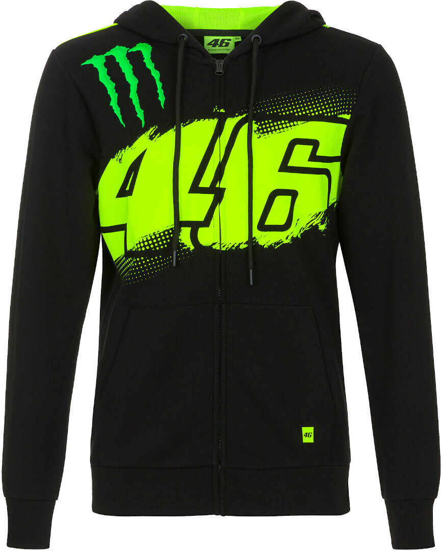 VR46 VR46 Monster 46 Monza Zip Hoodie black/yellow
