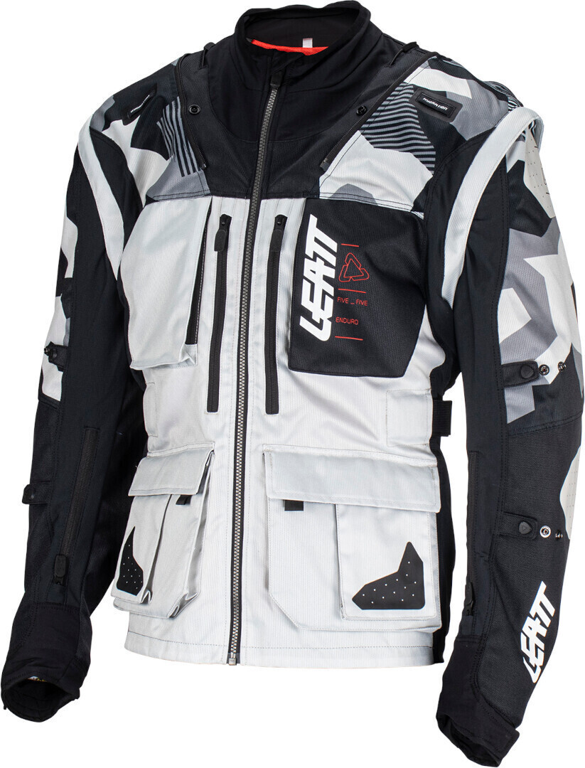 Leatt 5.5 Enduro Forge 2024 Motocross Jacket black/grey/white