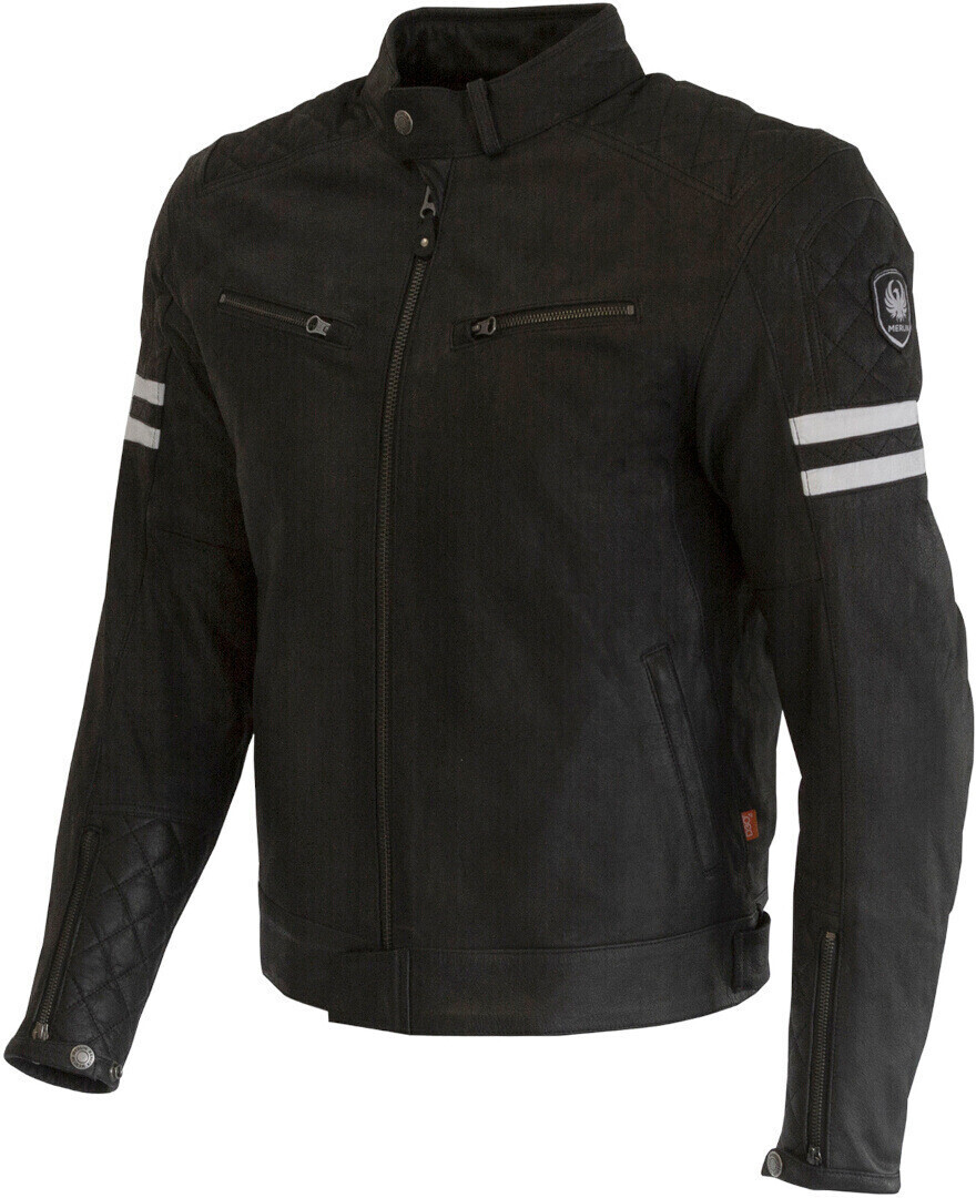 Merlin HII D3O Leatherjacket black