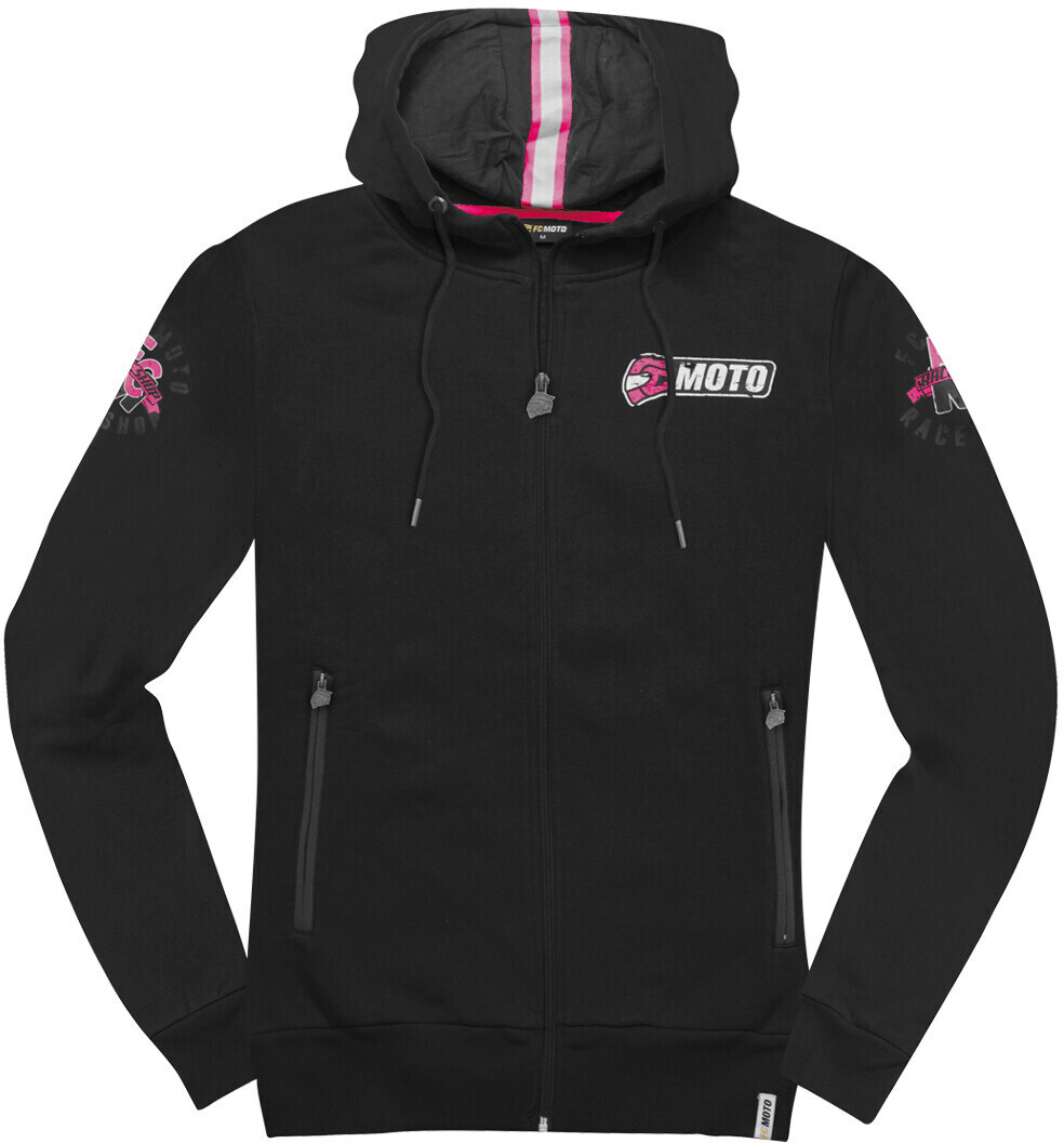FC-Moto Effortless Lady Zip Hoodie black/pink