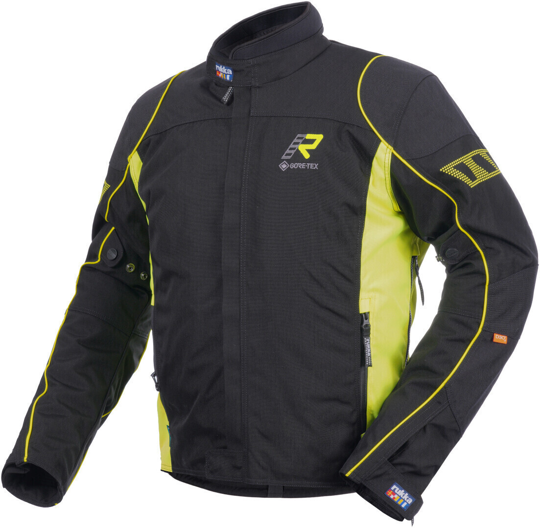 Rukka Trave-R Textiljacket black/yellow