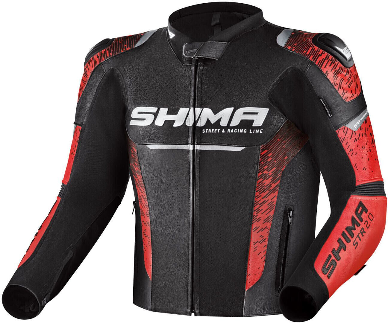 Shima STR 2.0 Leatherjacket black/red