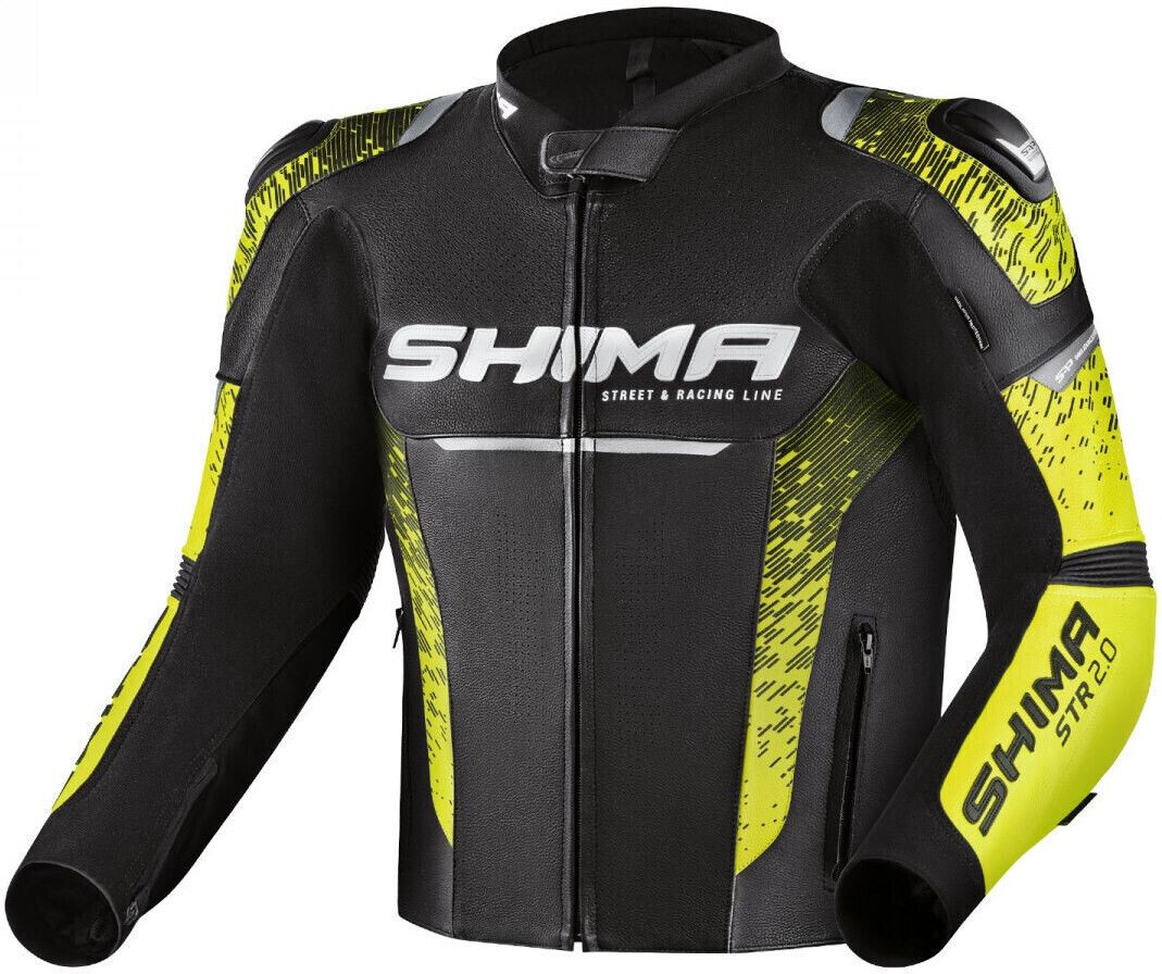 Shima STR 2.0 Leatherjacket black/yellow