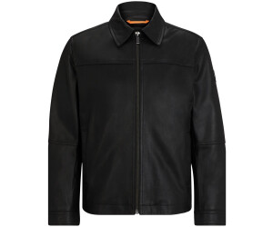 Buy Hugo Boss Regular Fit Leather Jacket 50498500 black from