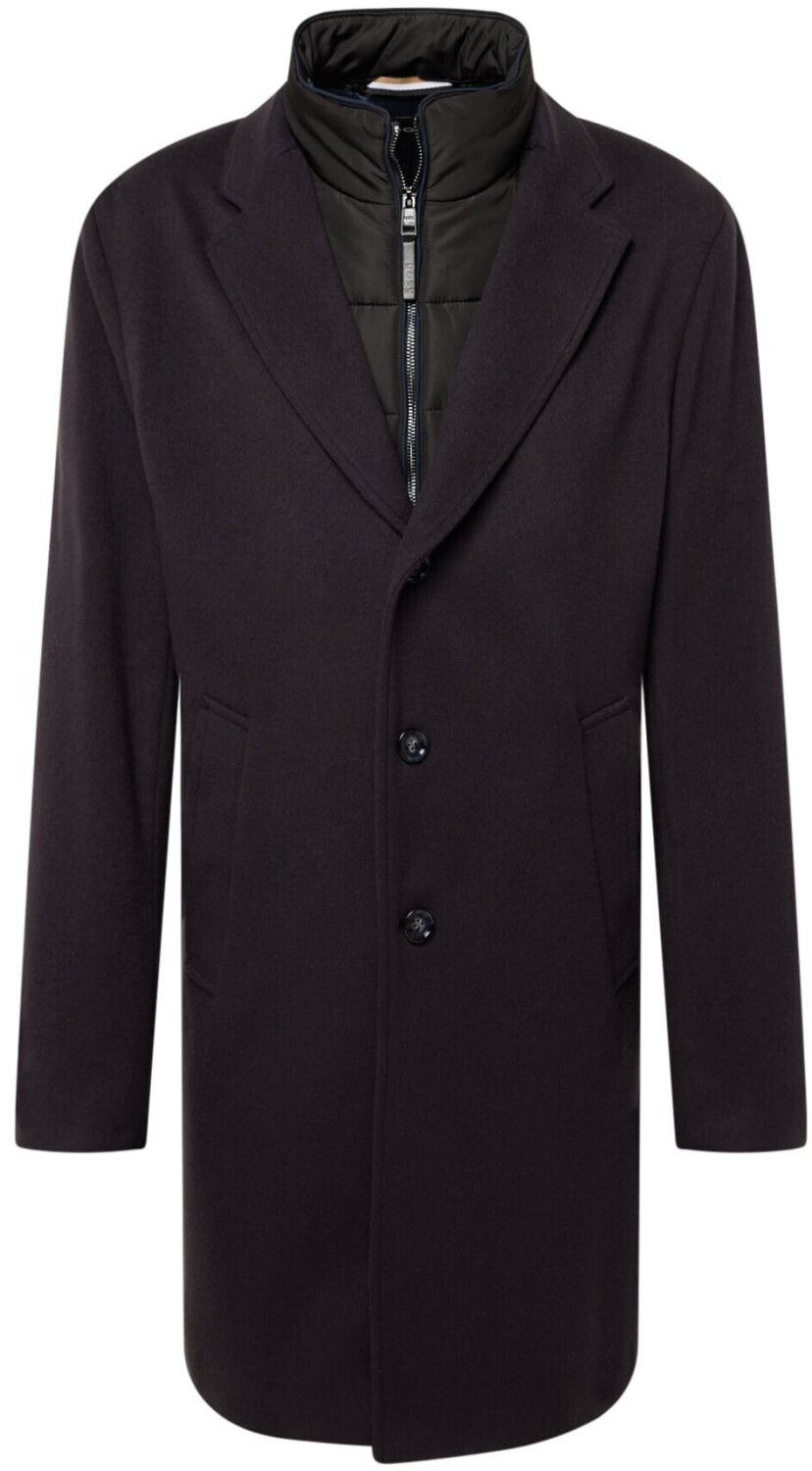 Hugo Boss Men's Wool Coat H-Hyde-Bib (50502250) dark blue