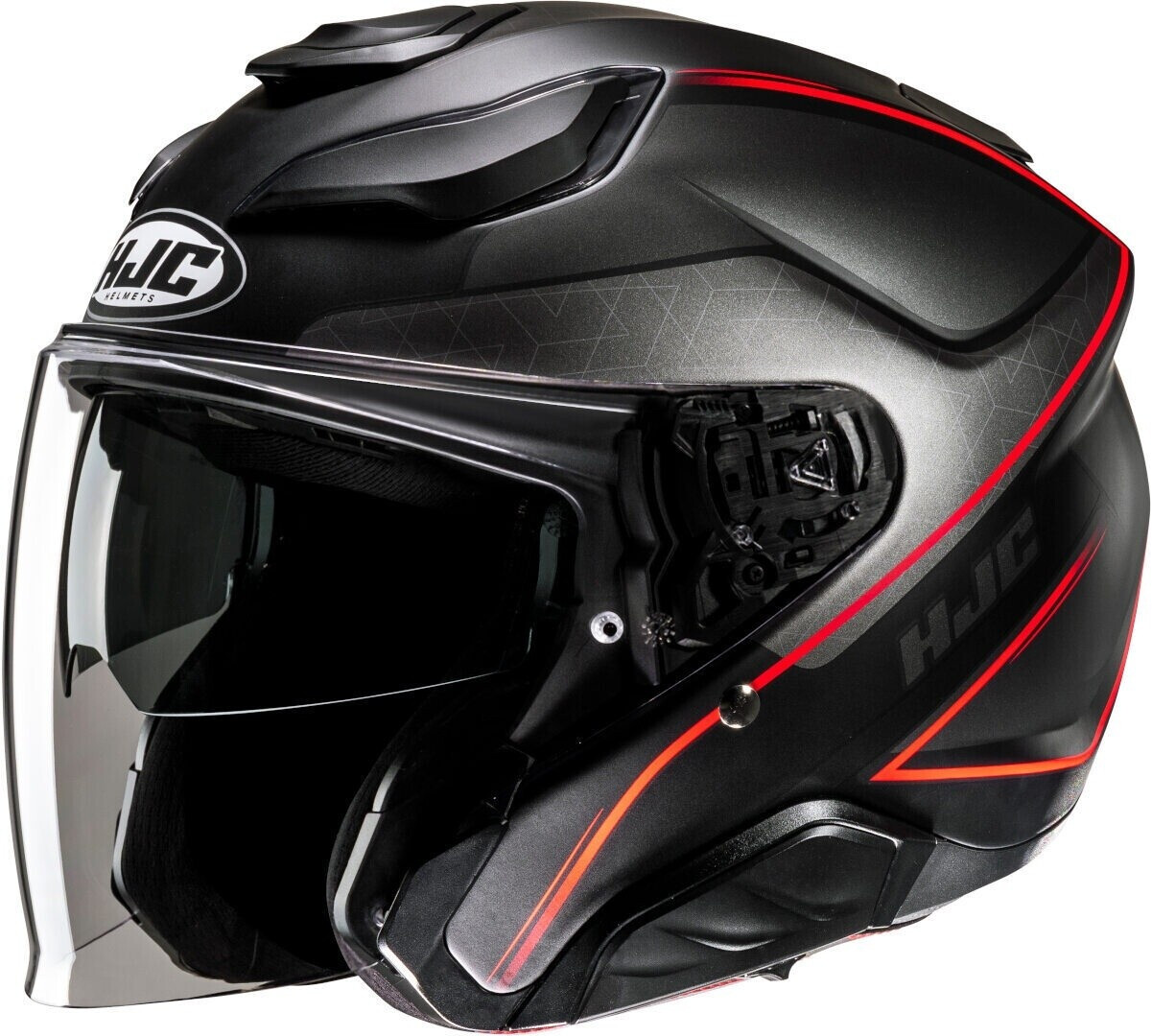 HJC F31 Ludi MC1SF noir/rouge