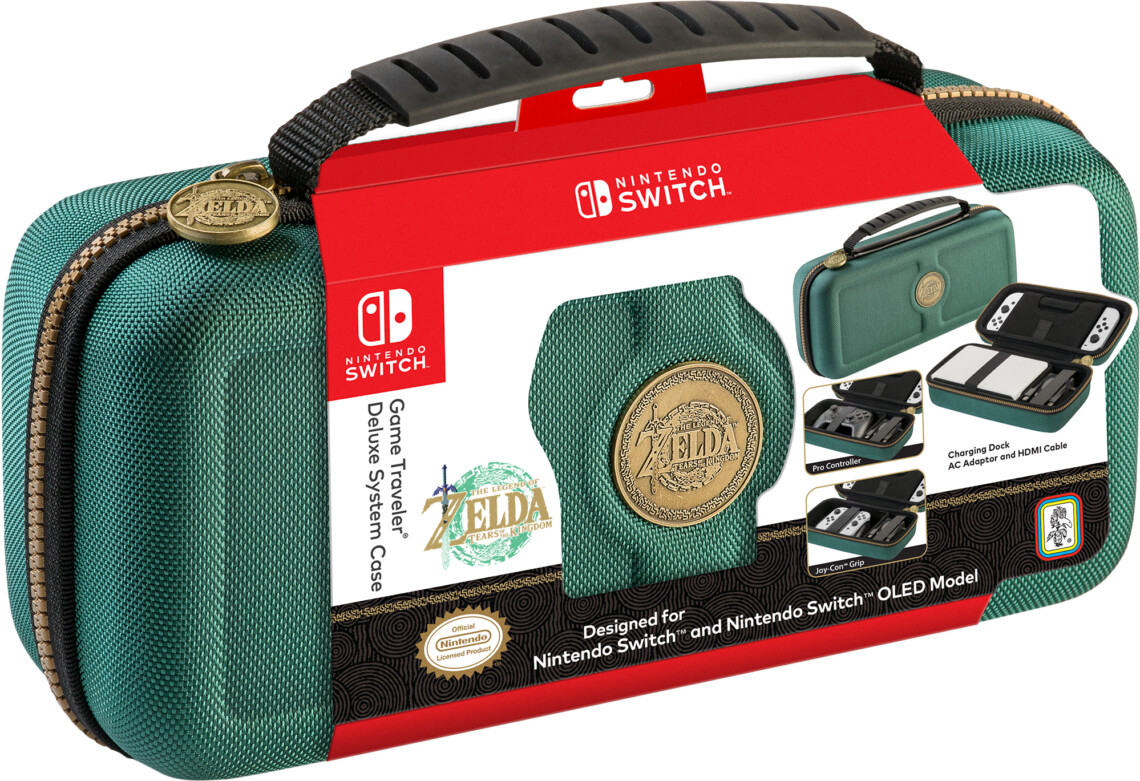 RDS Nintendo Switch OLED Game Traveler Deluxe System Case - The Legend of Zelda: Tears of the Kingdom NNS4000G