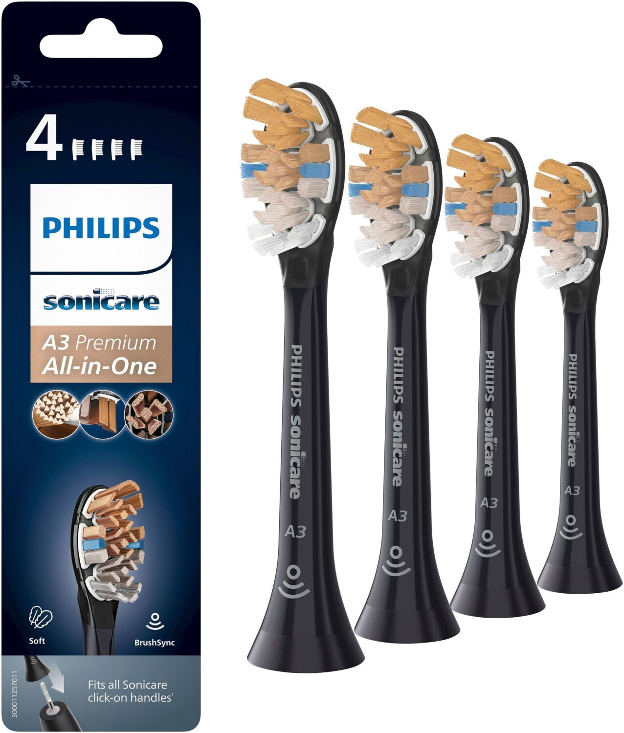 Philips A3 Premium All-in-One HX9094/10 Standard-Bürstenköpfe für