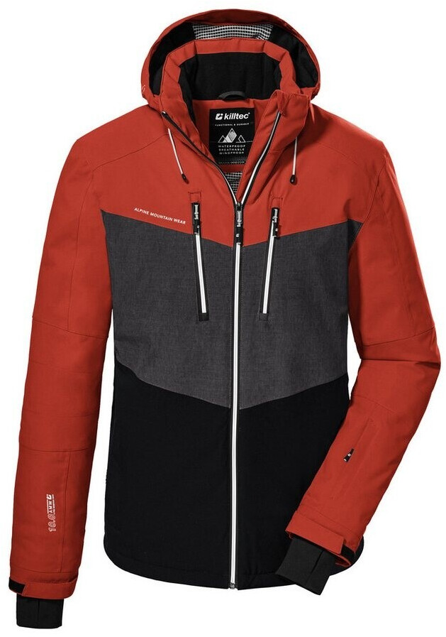 Veste De Ski Homme Killtec - Imperméable 10 000 Mm, Respirante, Avec Capuche Amovible Et Jupe Pare-neige