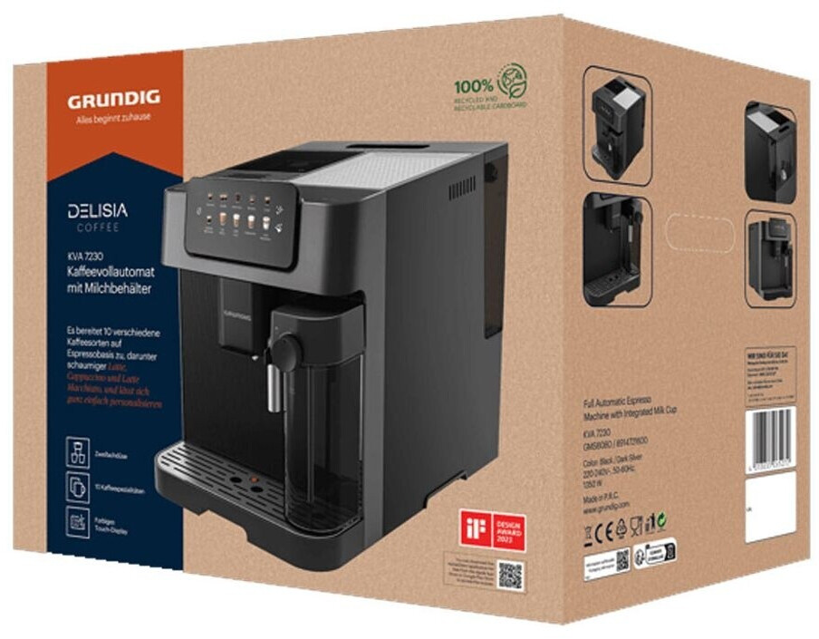 Grundig Grundig Kaffeevollautomat KVA 7230 schwarz dunkelsilber - view 20