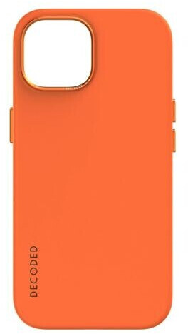Decoded AntiMicrobial Silicone Backcover iPhone 15 Apricot