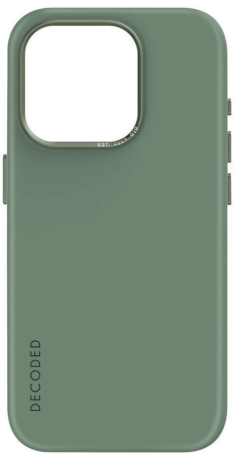 Decoded AntiMicrobial Silicone Backcover iPhone 15 Pro Sage Leaf
