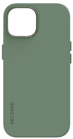 Decoded AntiMicrobial Silicone Backcover iPhone 15 Sage Leaf