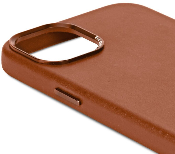 Decoded Leather Backcover for iPhone 15 Plus Tan, Bild 13