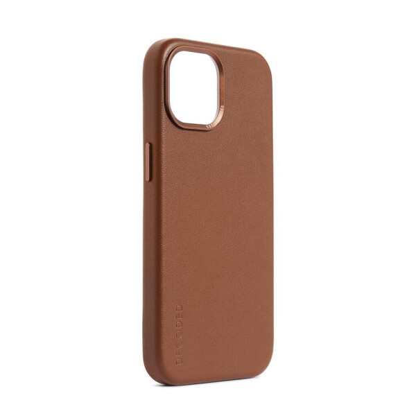 Decoded Leather Backcover for iPhone 15 Plus Tan, Bild 15