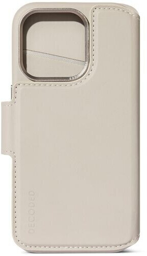Decoded Leather Detachable Wallet for iPhone 15 Pro Clay