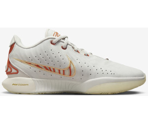 White and orange lebrons on sale