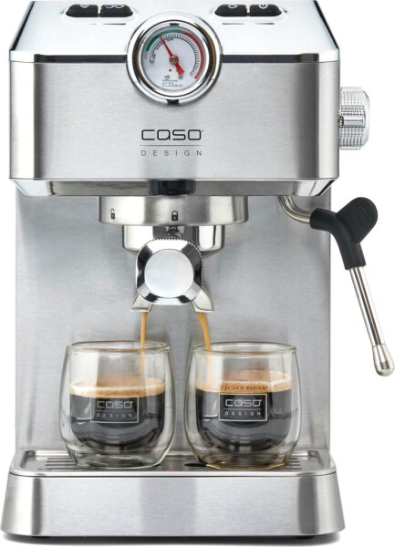 Caso Espresso Gourmet Siebträgermaschine Edelstahl