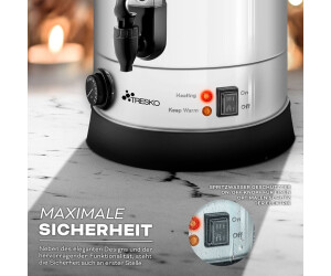 ZORRO Glühweinkoker ZGW 10 Premium – 8,2L | Dubbelwandig | 1600W | Professionele Warme Dranken