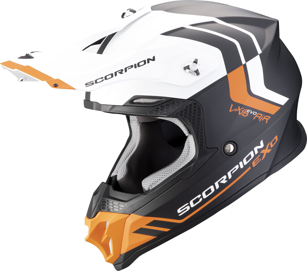 Scorpion VX-16 Evo Air Fusion matt black/orange