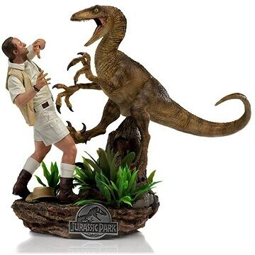 Iron Studios Clever Girl Deluxe Art Scale 1/10 - Jurassic Park