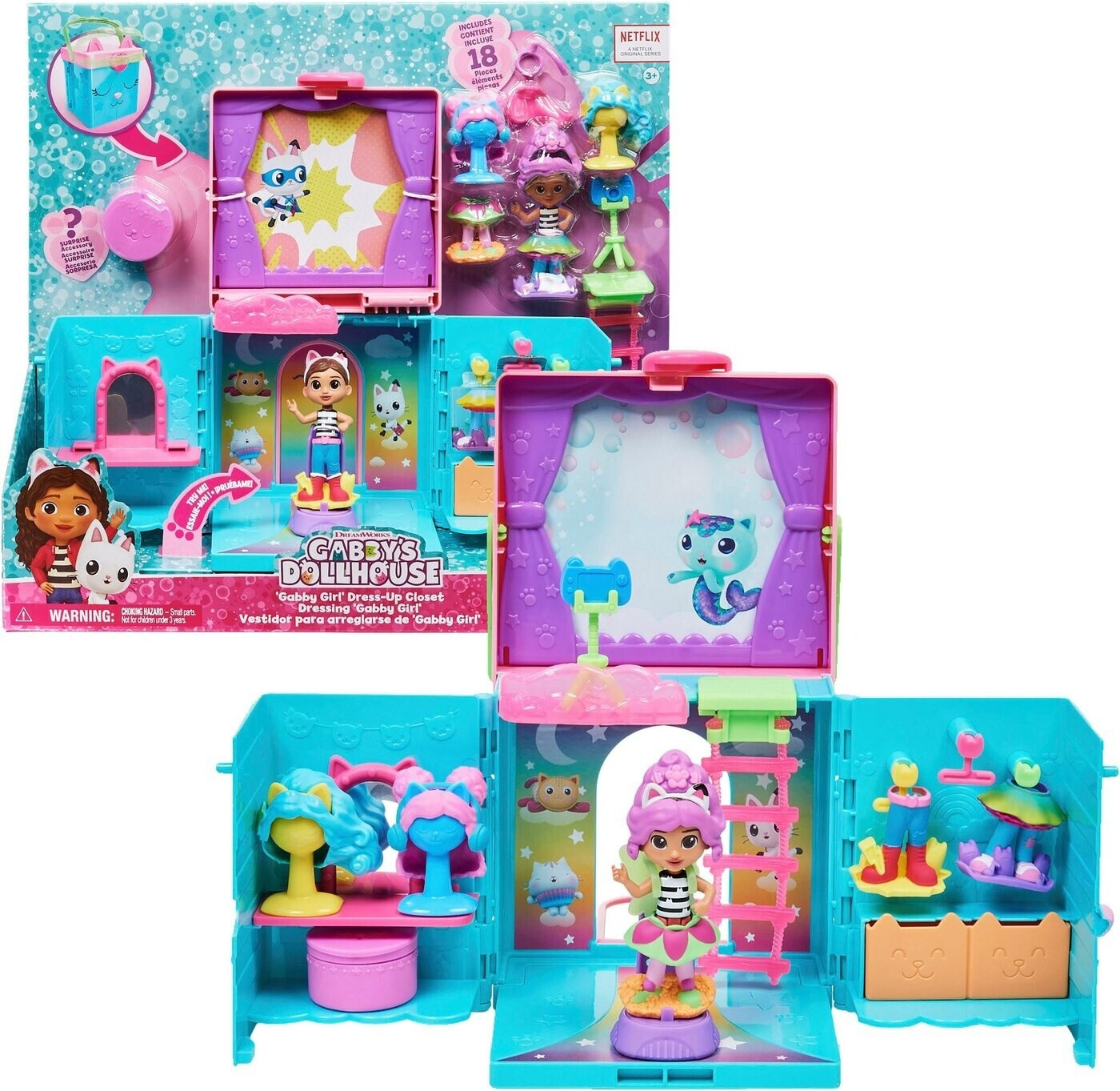 Spin Master Gabby's Dollhouse Gabby Girl Dress-Up Closet