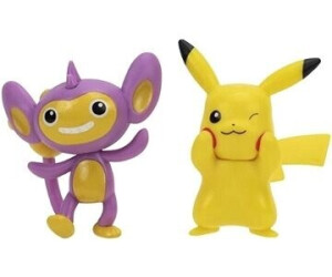 Jazwares Pokémon Battle Figure 2 Pack - Pikachu & Aipom au meilleur prix sur