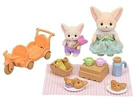Sylvanian Families Sunny Picnic Set with Fennec Fox & Baby (5698)