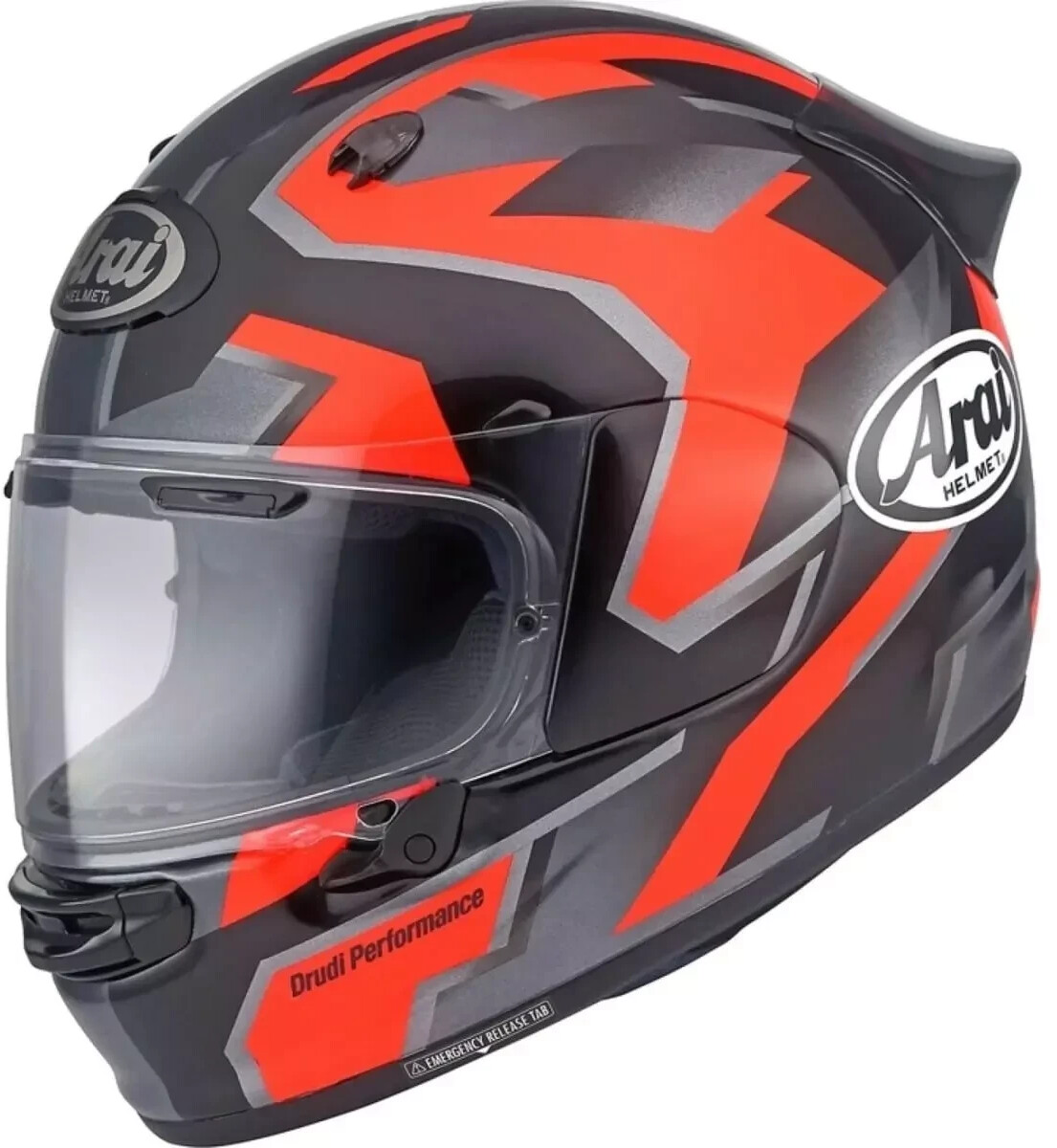 Arai Quantic Robotic noir/rouge