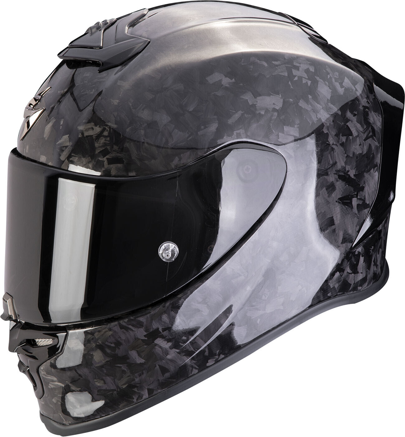 Photos - Motorcycle Helmet Scorpion Exo-R1 Evo Carbon Air Onyx solid black 