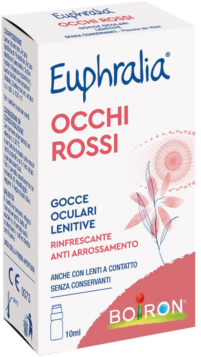Euphralia Occhi Rossi Collirio Anti-Rossore BIPACCO 2X10 ml