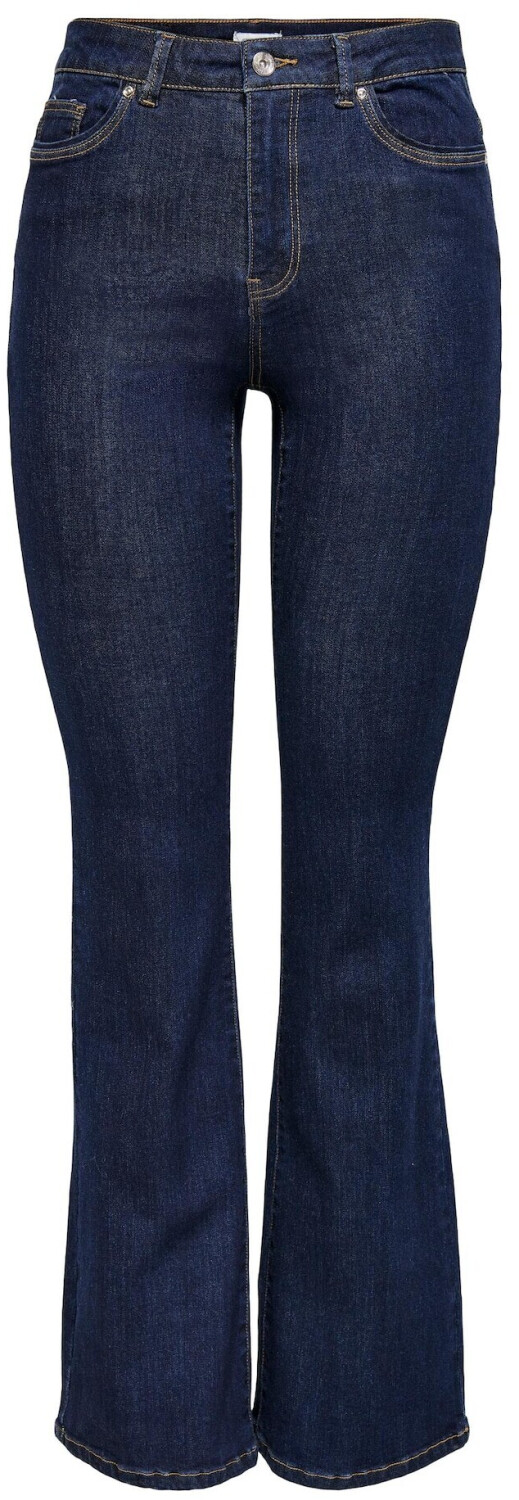 Only Wauw Flared (15230472) dark blue denim