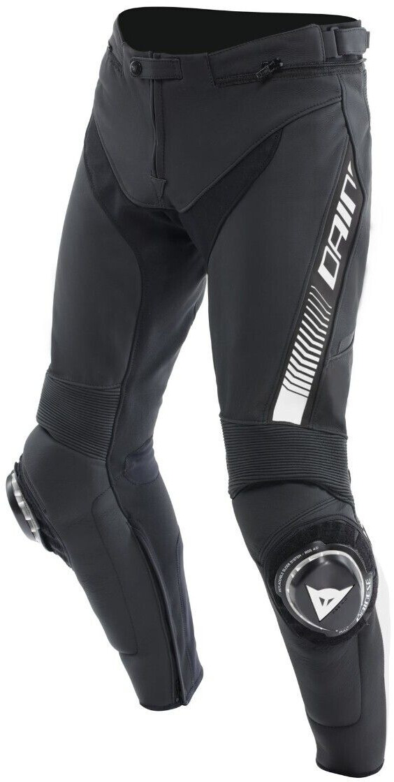 Dainese Super Speed Leather Pants black/white