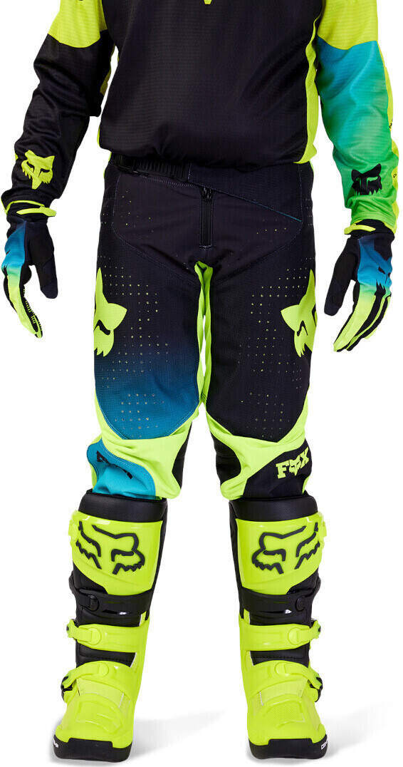Fox 360 Streak Youth Motocross Pants black/blue/yellow