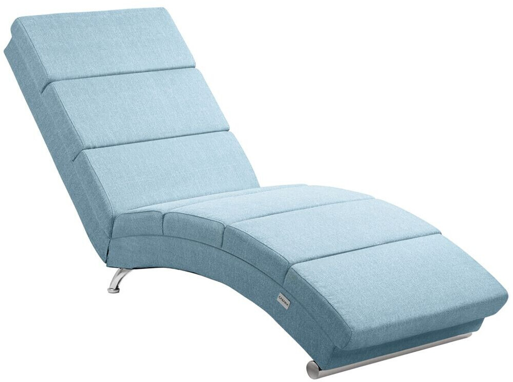 Casaria Relaxation lounger London linen look petrol