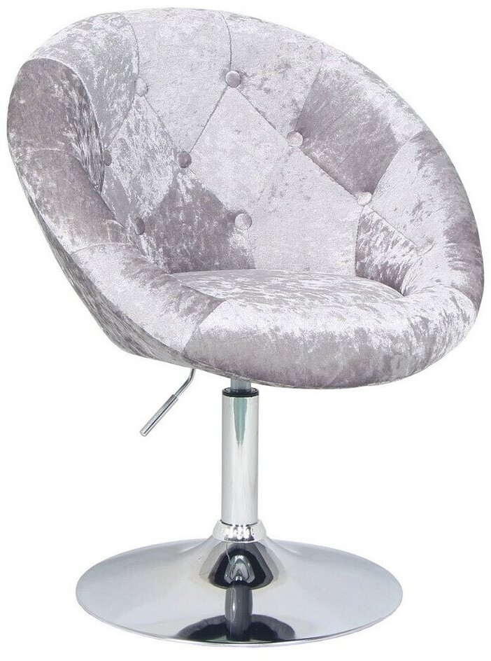 Svita Havana club chair velvet retro silver