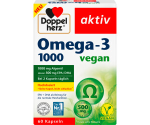 Doppelherz aktiv Omega-3 1000 vegan Kapseln
