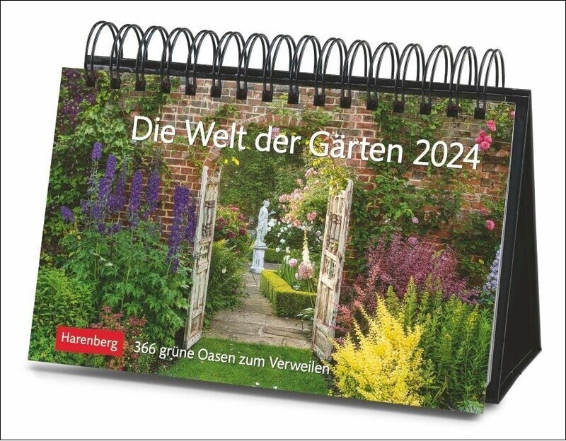 Harenberg Die Welt der Gärten 2024 366 grüne Oasen zum Verweilen ab 25