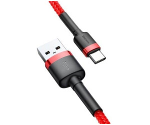 Baseus Cafule USB-A to USB-C 3m Red au meilleur prix sur