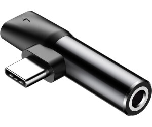 Typ-C-Adapter 2-in-1-Splitter USB-C-zu-USB-C-Buchse Kopfhörer