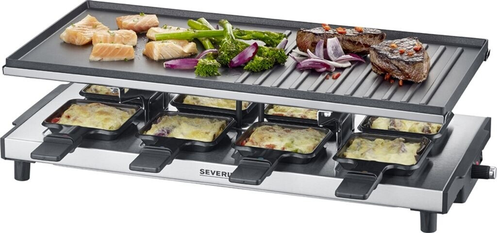 SEVERIN RG2681 Appareil à Raclette 8 Personnes - Noir - Electroménager