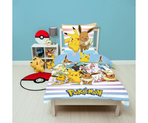 Character World Pokémon Pikachu Bed Linen Set, 135 X 200 Cm + 80 X 80