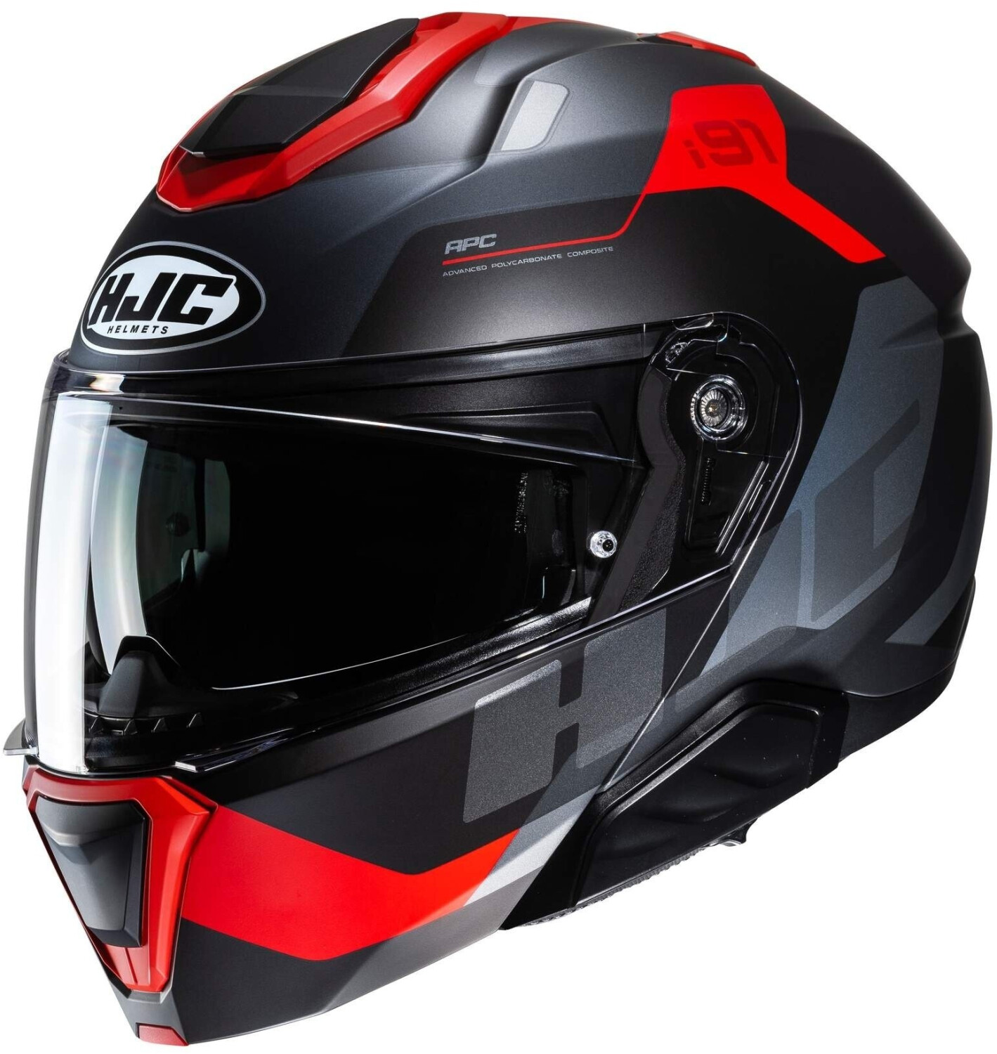 HJC i91 Carst MC1SF noir/rouge