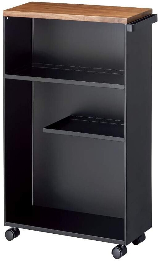 YAMAZAKI Bathroom shelf with castors (04307) black