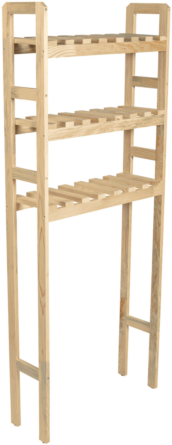 en.casa Washing machine shelf Alslev 160x64x21cm nature
