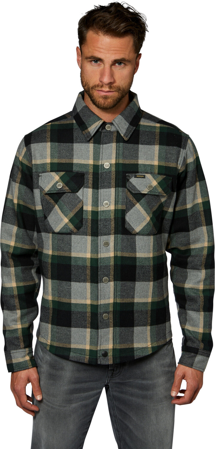 Rokker Memphis Green Shirt grey/black/darkgreen
